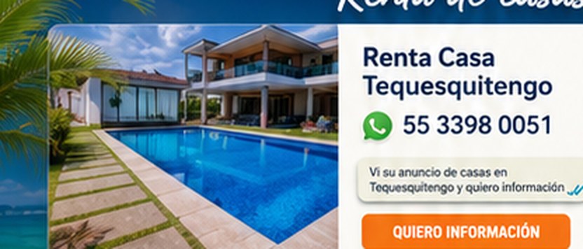 Renta Casa Tequesquitengo